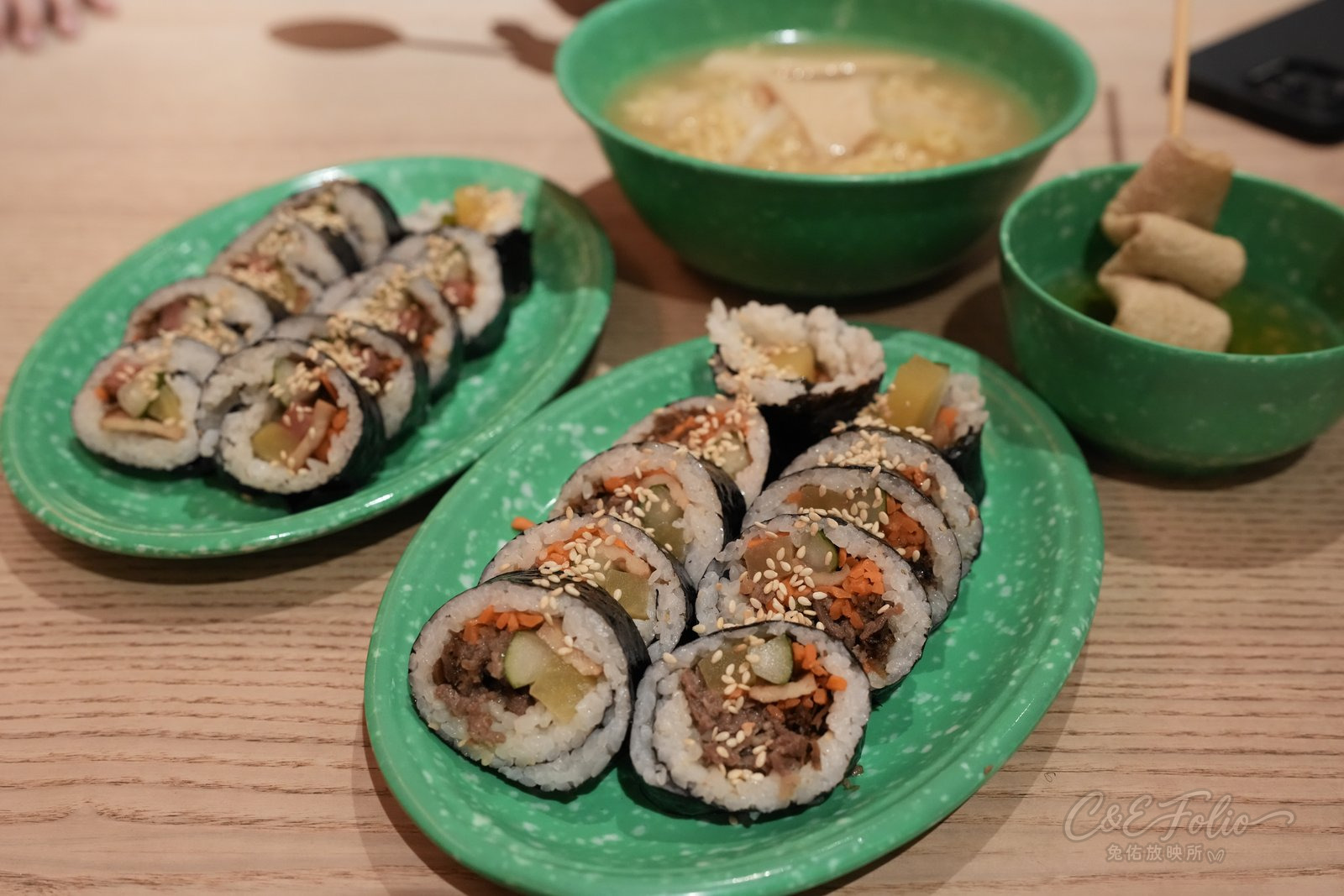 飯捲、拉麵與魚板串