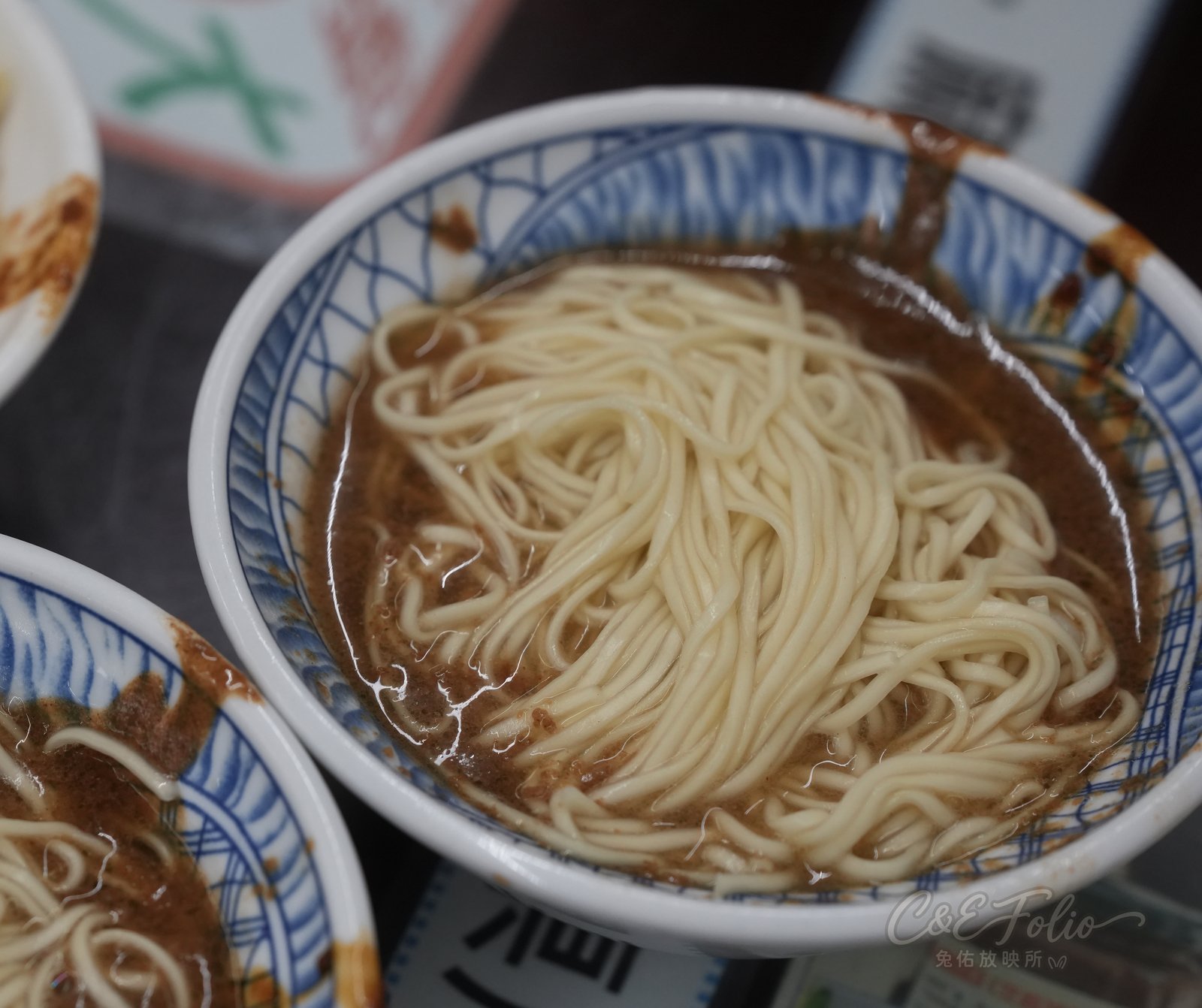 大麵章麻醬麵特寫